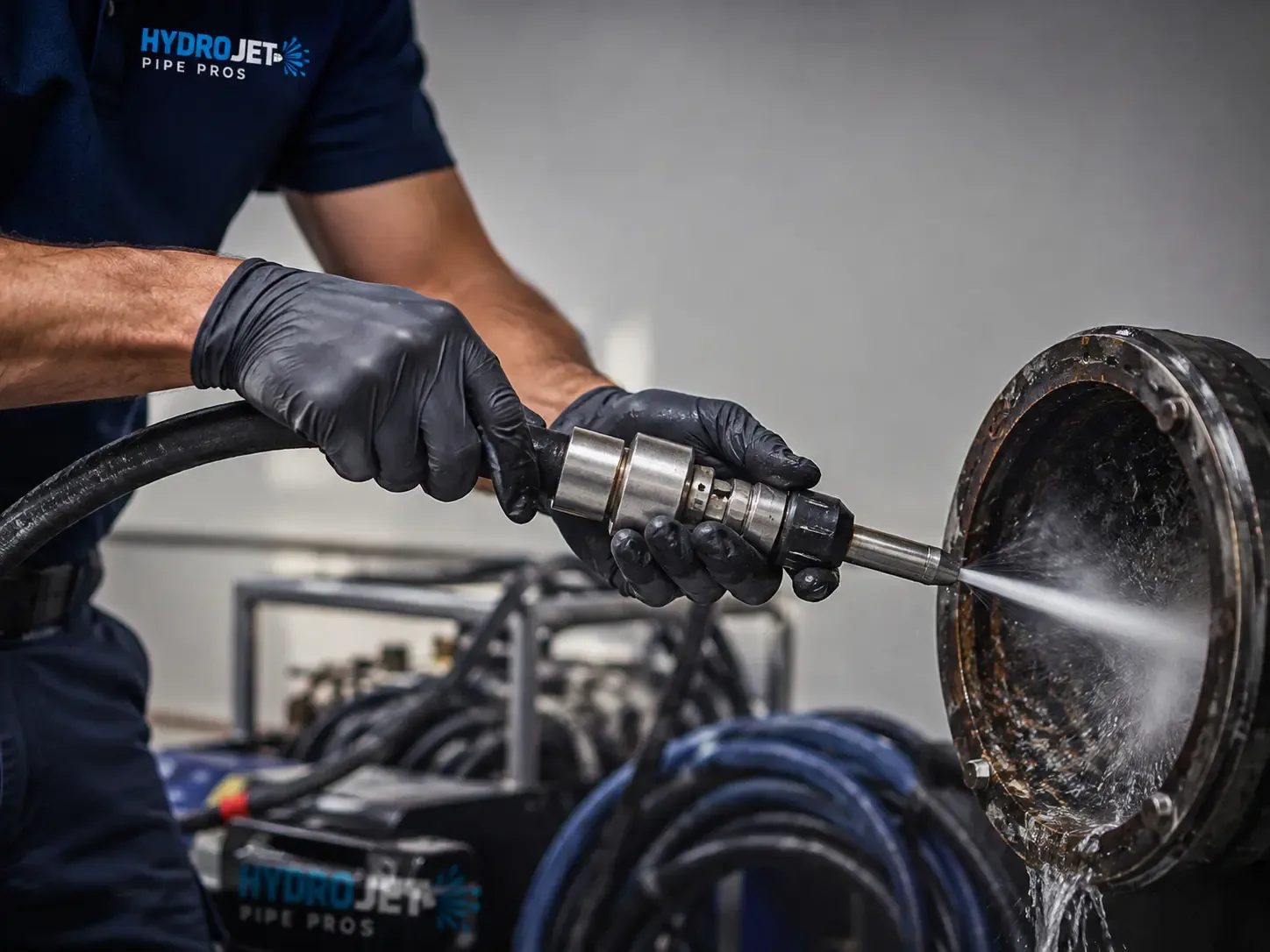 Hydro Jet Pipe Descaling in Eastsound, WA